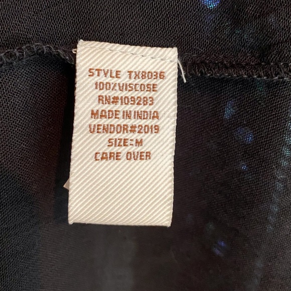 Surf gypsy Eyelet Maxi Dress Swim Cover-up In Black new with tags size medium - Picture 7 of 10